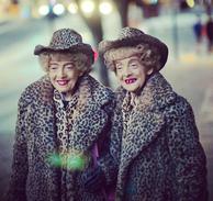 Identical Twins Marian and Vivian Brown