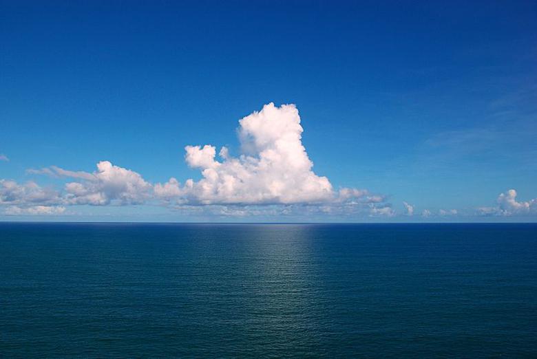 Clouds over Atlantic Ocean